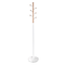 Honey Can Do 69.3" White Freestanding Corner Coat Rack